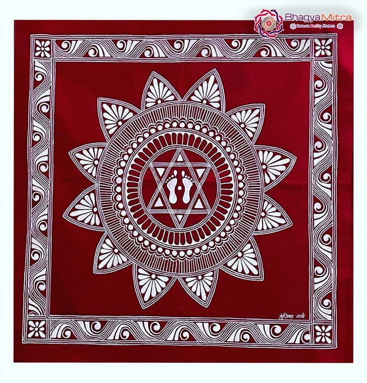 Aipan Laxmi Chowki Wall Painting.